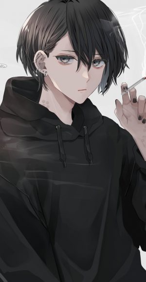 タバコ男子