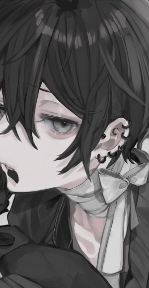 黒髪男子