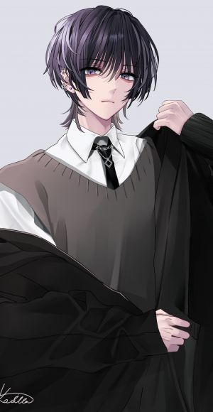 ウルフカット男子