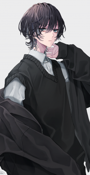 ネオウルフカット男子
