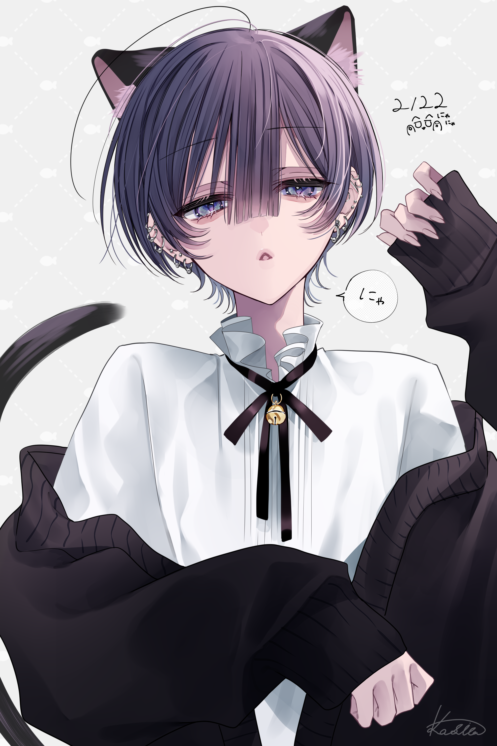 猫の日閏井くん